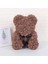 Kutu ve Işık ile Kahve Teddy Rose Bear 25CM Yapay Çiçekler Kutu Işığı ile Gül Ayı Anne Kız Arkadaşı Düğün Yıldönümü Doğum Günü Sevgililer Günü Hediyesi (Yurt Dışından) 1