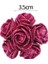C07-36PCS 10-36 Adet Glitter Gül Kırmızı Kırmızı Pembe Altın Yapay Gül Köpük Çiçek Buketi Gelin Parti Düğün Parti Dekorasyon Sahte Buket (Yurt Dışından) 4