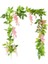 Pembe Wisteria 180 cm Sahte Sarmaşık Wisteria Kiraz Çiçekleri Yapay Bitki Vine Garland Bahçe Süslemeleri Için Düğün Ev Arch Çiçek Dekor (Yurt Dışından) 1