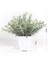 Bej Yapay Bitkiler Bonsai Okaliptüs Yaprakları Küçük Ağaç Saksı Yeşil Sahte Bitki Saksı Ev Bahçe Odası Masa Dekorasyon Için Kapalı (Yurt Dışından) 1