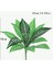 H 35 cm 3 Çatal Yapay Masaüstü Sahte Bitkiler Yeşil Plastik Palmiye Ağacı Demet Çiçek Malzeme Ofis Oturma Odası Noel Ev Dekor (Yurt Dışından) 2