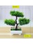Lingyunsong Saksı ile Greenplants Yeni Yeşil Yapay Bitkiler Bonsai Küçük Ağaç Çim Çiçek Saksı Bonsai Cadılar Bayramı Düğün Noel Partisi Ev Ofis Dekoru (Yurt Dışından) 1