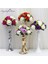 Gül Kırmızı 26CM Yapay Çiçek Topu Kumaş Plastik Simülasyon Masa Centerpieces Dekor Düğün Için Yol Kurşun Çiçek Buketi Parti Sahne (Yurt Dışından) 2