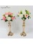 Gül Kırmızı 26CM Yapay Çiçek Topu Kumaş Plastik Simülasyon Masa Centerpieces Dekor Düğün Için Yol Kurşun Çiçek Buketi Parti Sahne (Yurt Dışından) 4