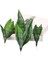 20 cm 2 Yaprak Yapay Succulents Bitkiler Seramik Karo Accessori Tropikal Sahte Uzun Yaprak Bonsai Otel Parti Ev Dekor Fotoğraf Sahne (Yurt Dışından) 4