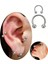 Yarım Halka Tragus Helix Rook Çelik Piercing 2