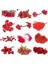Stil 34 6 Adet Lucia Craft Karışık Kırmızı Yapay Çiçek Kiraz Ercik Meyveleri Paketi Dıy Noel Düğün Pastası Hediye Kutusu Çelenkler Dekor D0311 (Yurt Dışından) 3