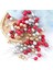 1.2 Cm-Beyaz 100 Adet 50/100 Adet/grup Mini Plastik Berry Yapay Çiçek Kırmızı Kiraz Sedefli Ercik Düğün Noel Pastası Kutusu Çelenkler Dekorasyon (Yurt Dışından) 3