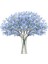 Açık Mavi 3 Adet 52 cm Beyaz Gypsophila Yapay Çiçekler Düğün Dıy Buket Dekorasyon Aranjmanı Plastik Bebekler Nefes Sahte Çiçek Ev Dekor (Yurt Dışından) 1