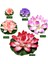 28 cm Pembe 10/17/28/40/60 cm Lotus Yapay Çiçek Yüzen Sahte Lotus Bitki Gölet Bahçe Dekor Için Gerçekçi Nilüfer Mikro Peyzaj (Yurt Dışından) 2