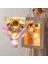 S16PINK Mavi Resim Gösterisi Olarak Bitmiş Örme Çiçekler Ayçiçeği Tığ Buket Yaratıcı Örme Çiçekler Doğum Günü El Yapımı Hediyeler Öğretmenler Günü Hediyeleri (Yurt Dışından) 3