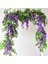 Stil 7 Sıcak 2 M Wisteria Yapay Çiçek Asma Çelenk Düğün Kemer Dekorasyon Sahte Bitki Yaprak Rattan Firar Sahte Çiçek Sarmaşık Duvar (Yurt Dışından) 2