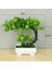 O Yapay Bitkiler Saksı Yeşil Bonsai Küçük Ağaç Çim Bitkileri Pot Süs Sahte Çiçekler Ev Bahçe Dekorasyonu Için Düğün Parti (Yurt Dışından) 2