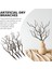 Beyaz 35X15X6 cm 4 Adet Yapay Plastik Kurutulmuş Boynuzlar Ağaç Dalları Bitki Dallar Koyu Cadı Dıy Kafa Bandı Aksesuarları Düğün Parti Noel Dekor (Yurt Dışından) 5