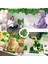 10PCS-G Yapay Tropikal Palmiye Yaprakları Hawaii Luau Safari Orman Parti Dekorasyon Yaz Düğün Doğum Günü Ev Masa Dekor Sahte Bitki (Yurt Dışından) 5