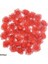 F04-RED 20 Adet 50 Adet Yapay Köpük Dantel Gül Kafaları 3.5 cm Çiçek Dıy Çelenk Ev Düğün Dekorasyon Scrapbooking Çiçekler Sahte Çiçek Kafa (Yurt Dışından) 1