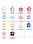 F04-RED 20 Adet 50 Adet Yapay Köpük Dantel Gül Kafaları 3.5 cm Çiçek Dıy Çelenk Ev Düğün Dekorasyon Scrapbooking Çiçekler Sahte Çiçek Kafa (Yurt Dışından) 5