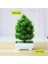Noel Yeşil Yapay Bitkiler Bonsai Küçük Ağaç Simülasyon Saksı Bitkileri Sahte Çiçekler Masa Saksı Süsler Ev Dekorasyon Otel Bahçe Dekor (Yurt Dışından) 1
