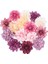 Çok Renkli 5 Adet 5 Adet Dahlia Yapay Ipek Çiçek Kafaları Düğün Ev Dekorasyon Için Dıy Çelenk Hediye Kutusu Scrapbooking Craft Sahte Çiçek Kafa (Yurt Dışından) 1