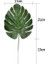 M05 21 cm 10 Adet S/m/l Altın Simülasyon Monstera Kaplumbağa Yaprakları Yapay Dekoratif Yapraklar Ev Düğün Parti Dekorasyon Için Çiçek (Yurt Dışından) 1