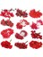 Stil 14 Kırmızı Lucia Craft Karışık Kırmızı Yapay Çiçek Kiraz Ercik Meyveleri Paketi Dıy Noel Düğün Pastası Hediye Kutusu Çelenkler Dekor D0311 (Yurt Dışından) 2