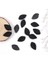 Siyah 100PC 50/100 Adet 3.5cm Sonbahar Yaprakları Yapay Ağaç Yaprakları Dıy El Yapımı Çelenk Scrapbooking Düğün Ev Dekorasyon Hediye Sahte Çiçek (Yurt Dışından) 1