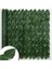 Leaf4 0.5m x 2m Yapay Bitkiler Sarmaşık Gizlilik Çit Ekranı 118X19.7IN Çit Çit Yeşil Yaprak Ekran Duvar Dekoratif Zemin Bahçe Dekor Için (Yurt Dışından) 1