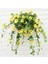 Yeşil-F Yapay Çiçek Rattan Sahte Bitki Asma Dekorasyon Duvar Asılı Güller Ev Dekor Aksesuarları Düğün Dekoratif Çelenk (Yurt Dışından) 5