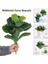 50 cm 35/50 cm Yapay Ficus Şube Gerçekçi Yeşillik Sahte Yapraklar Sahte Bitkiler Çiçek Aranjmanı Parti Malzemeleri Avlu Süsleme (Yurt Dışından) 2