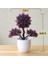 Kahve Yapay Plastik Bitkiler Bonsai Küçük Ağaç Saksı Sahte Bitki Saksı Çiçek Ev Odası Masa Dekorasyon Bahçe Düzenleme Süsler (Yurt Dışından) 1