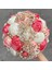 Göl Mavisi Beyaz Çapı 18CM Sıcak Satış Gelin ve Nedime Buketleri Nefis Rhinestones Ipek Güller ve Inciler El Yapımı Sisters Düğün Buketleri (Yurt Dışından) 4