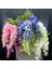 Menekşe Sunmade 3 Çatal Yüksek Simülasyon Büyük Wisteria Çiçekler Ev Düğün Bahçe Dekorasyon Duvar Asılı Dekor Flores Artificiales Güz (Yurt Dışından) 3