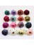Bordo 10 Adet/grup 5 cm Mini Gül Şakayık Kafa Ipek Yapay Çiçek Düğün Ev Dekorasyon Için Dıy Çelenk Karalama Defteri Hediye Kutusu Zanaat Çiçek (Yurt Dışından) 2