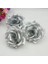 Gümüş 10 cm 10 Adet / Grup 10 cm Gümüş ve Altın Yapay Gül Ipek Çiçek Başları Düğün Parti Ziyafet Dekorasyon Için Dekoratif Çiçekler Karıştırabilirsiniz (Yurt Dışından) 2