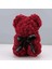 Bordo 25 cm Gül Ayı Yapay Çiçekler Ayı ile Noel Sevgililer Günü Hediyesi Doğum Günü Hediyesi Düğün Parti Için (Yurt Dışından) 1