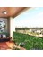 Elma Yaprakları 2 Metre x 0,5 Metre Yapay Gizlilik Çit Ekranı Sahte Sarmaşık Yaprak Çitler 2/1 Metre Uzun Yapraklı Çit Panelleri Kapalı Açık Bahçe Güverte Balkon Ekranı (Yurt Dışından) 3