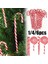 U01-1PC 1/4/6 Adet Noel Şeker Kamışı Lolipop Kolye Yılbaşı Ağacı Asılı Dekorasyon Ev Için Noel Süsleri Yeni Yıl Navidad Hediyeler (Yurt Dışından) 2