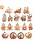 3pcs-V-Mix B 3pcs / Lot Çoklu Stiller Baskılı Noel Ahşap Kolye Süsler Ahşap El Sanatları Hediyeler Dıy Askı Süsleri Noel Süslemeleri (Yurt Dışından) 2