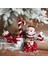 Kırmızı Geyik Noel Süsleri 2 Adet Koltuk Değneği Santa Kardan Adam Elk Noel Ağacı Kolye 2022 Noel Dekorasyon Ev Noel Hediyeleri Için Navidad Dekor (Yurt Dışından) 3