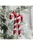 Kırmızı Geyik Noel Süsleri 2 Adet Koltuk Değneği Santa Kardan Adam Elk Noel Ağacı Kolye 2022 Noel Dekorasyon Ev Noel Hediyeleri Için Navidad Dekor (Yurt Dışından) 5