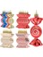 15 Cm-Kırmızı Yeşil Crutc 2023 Yeni Yıl Süsleri 6 Adet/grup Noel Ağacı Süslemeleri Boyalı Icicle Koni Şeker Chrismtas Kolye Noel Navidad Ev Dekor (Yurt Dışından) 1