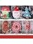 B Yeni Noel 2022 Dekorasyon Yumuşak Kil Santa Şeker Kamışı Zencefilli Kurabiye Adam Kolye Noel Ağacı Asılı Süsler Noel Deco Ev Için (Yurt Dışından) 2
