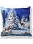 Stil 15 45X45CM 40 Stil Mutlu Yıllar 2023 Ev Santa Elk Kanepe Süsleri Minder Örtüsü 45X45CM Navidad T126 Için Merry Christmas Süslemeleri (Yurt Dışından) 4