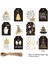 50PCS-SET8 48/50 Adet Merry Christmas Kraft Kağıt Etiketleri Dıy El Yapımı Hediye Ambalaj Kağıdı Etiketleri Noel Baba Asmak Etiketi Süsler Yeni Yıl Dekor (Yurt Dışından) 4