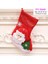 071-SANTA Santa Stocking Çorap Şeker Çanta Noel Ağacı Süsler Kolye Keten Hediye Çantası Çocuk Şömine Asılı Dekorlar Parti Kaynağı (Yurt Dışından) 2