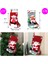 071-SANTA Santa Stocking Çorap Şeker Çanta Noel Ağacı Süsler Kolye Keten Hediye Çantası Çocuk Şömine Asılı Dekorlar Parti Kaynağı (Yurt Dışından) 5