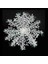 A01 8 cm 12 Adet 6/10/20/26 cm Beyaz Noel Kar Tanesi Tinsel ile Noel Ağacı Asılı Kolye Yeni Yıl Noel Dondurulmuş Parti Süsleri (Yurt Dışından) 1
