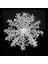 A01 8 cm 12 Adet 6/10/20/26 cm Beyaz Noel Kar Tanesi Tinsel ile Noel Ağacı Asılı Kolye Yeni Yıl Noel Dondurulmuş Parti Süsleri (Yurt Dışından) 2