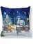 Stil 23 45X45CM 40 Stil Mutlu Yıllar 2023 Ev Için Merry Christmas Süslemeleri Santa Elk Kanepe Süsleri Minder Örtüsü 45X45CM Navidad T126 (Yurt Dışından) 1