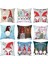 Stil 7 2021 Noel Yastık Kılıfı Baskı Noel Baba Minder Örtüsü Noel Ev Dekorasyonu Için Kanepe Yastıklar Kapak Yeni Yıl Süsleme (Yurt Dışından) 3